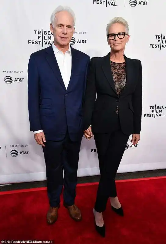 Jamie Lee Curtis con il marito Christopher Guest