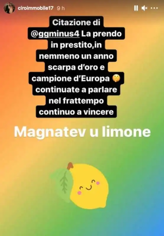 la story di immobile