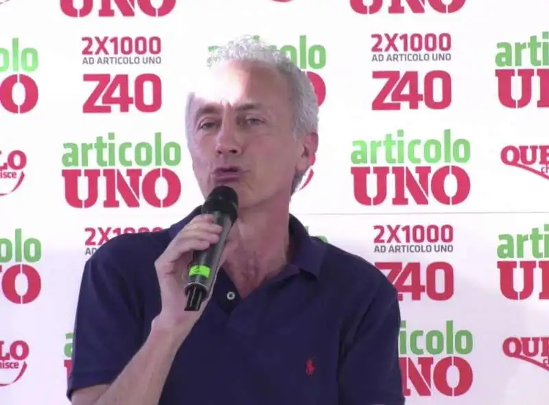 marco travaglio festa articolo uno 