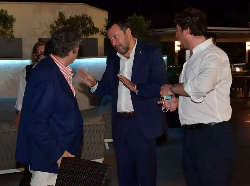 matteo salvini  emilio e francesco albertario  foto di bacco (1)