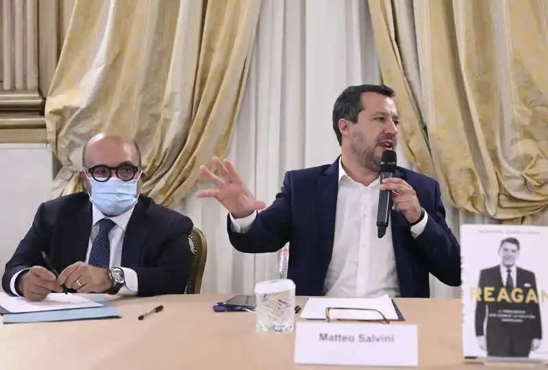 matteo salvini  gennaro sangiuliano  foto di bacco (3)