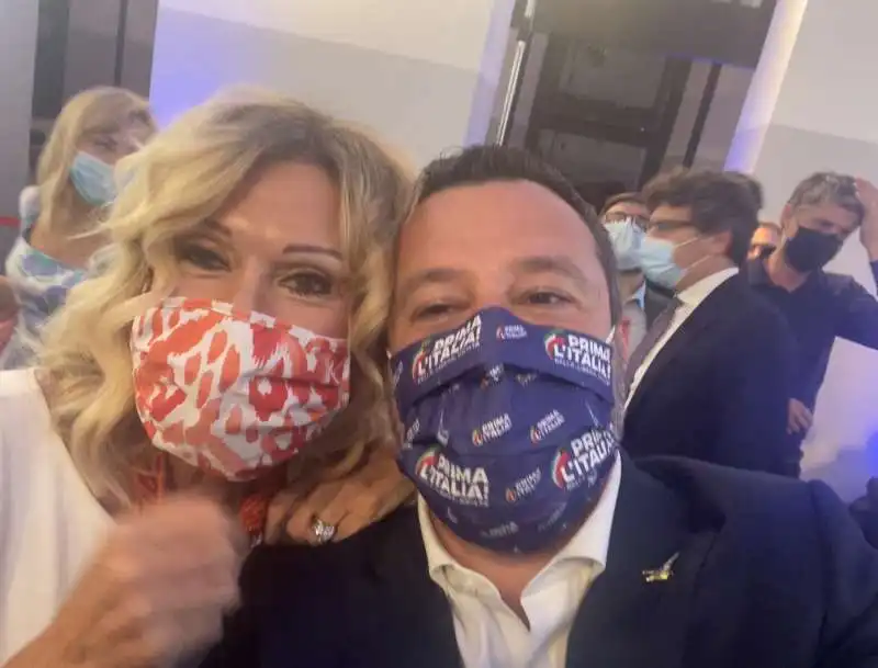 melania rizzoli matteo salvini 