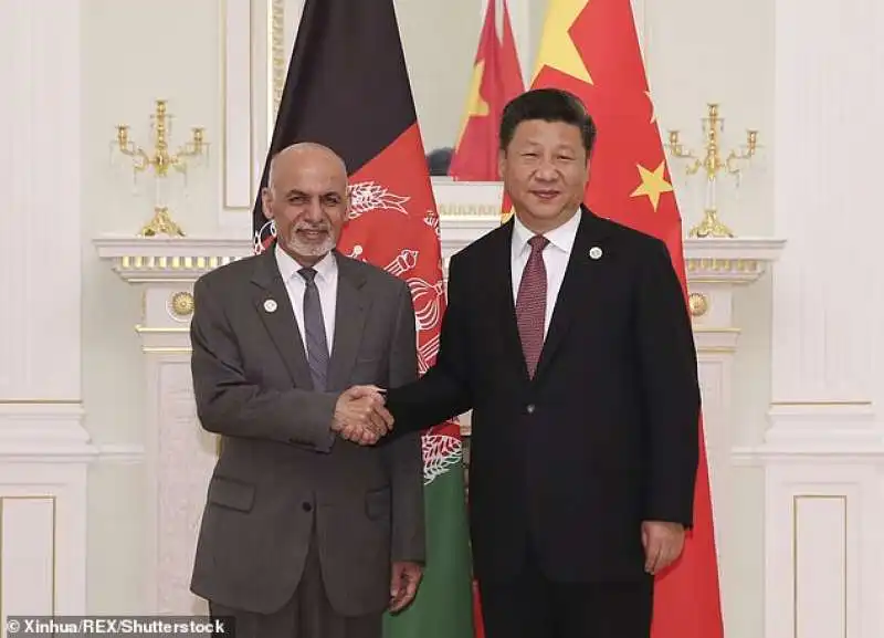 mohammad ashraf ghani xi jinping 