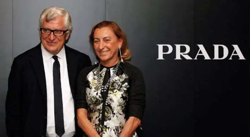 patrizio bertelli e miuccia prada