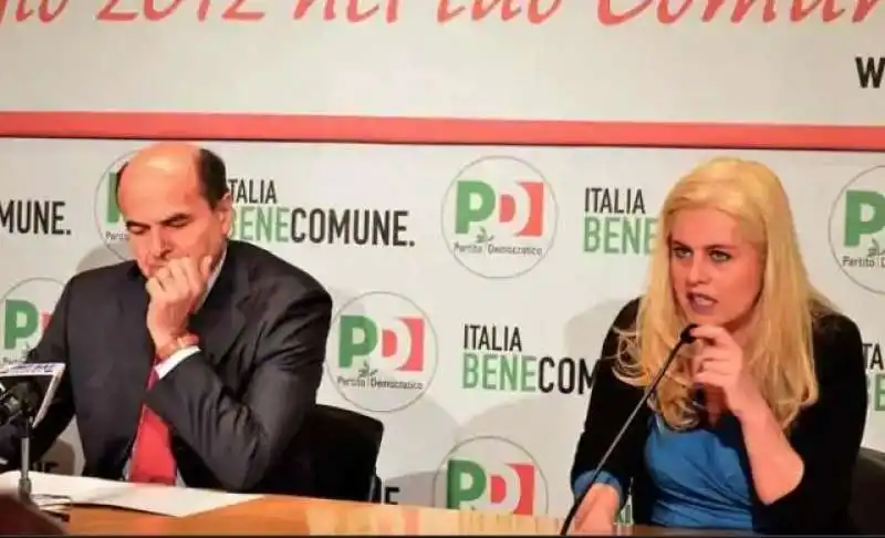 PIER LUIGI BERSANI E CHIARA GELONI