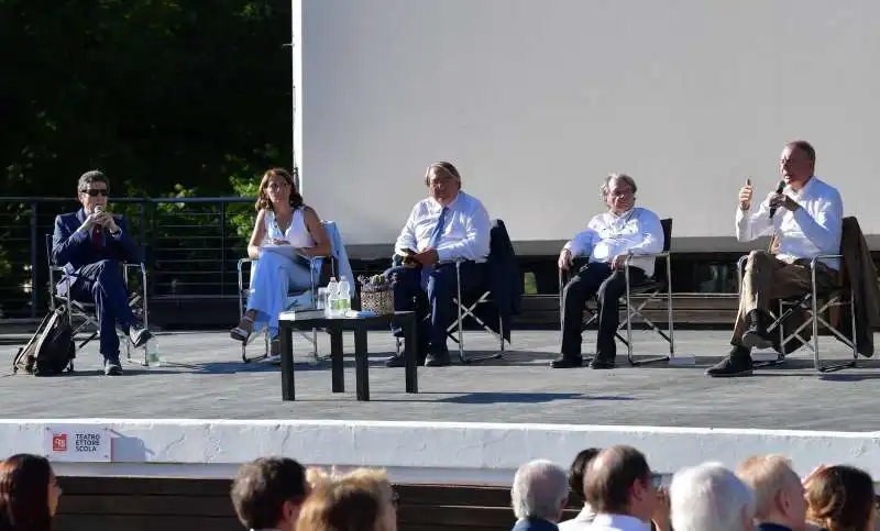 pietrangelo buttafuoco carla ruocco roberto napoletano renato brunetta adolfo urso  foto di bacco