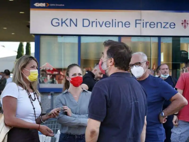 proteste alla gkn di firenze 2