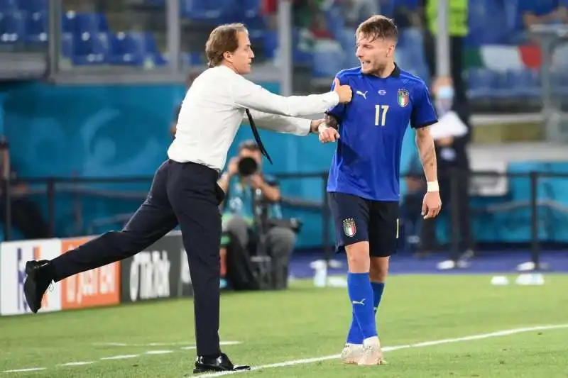 ROBERTO MANCINI E CIRO IMMOBILE