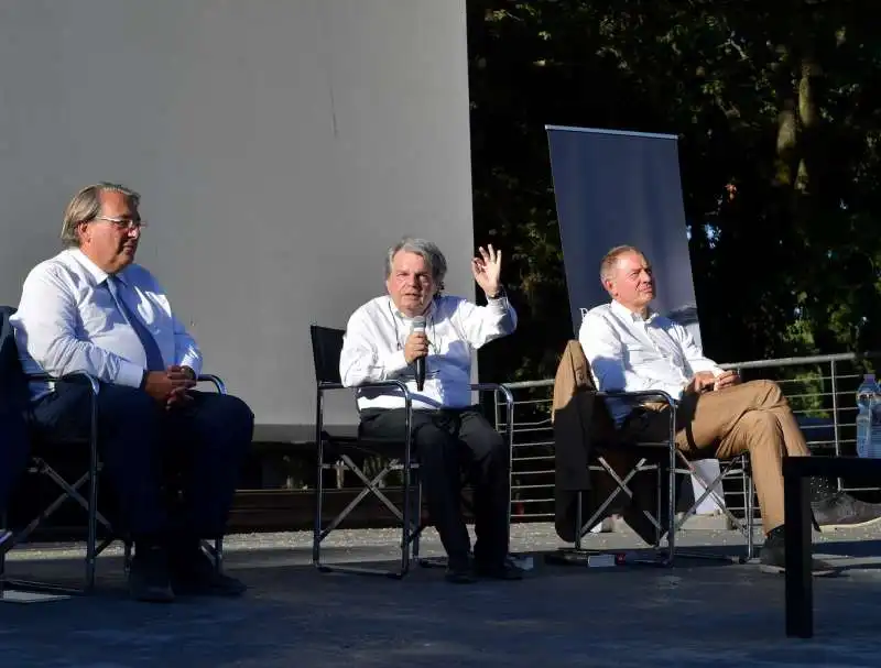 roberto napoletano  renato brunetta  adolfo urso  foto di bacco