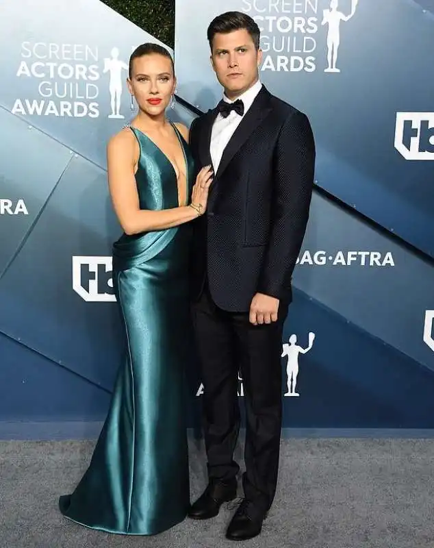 Scarlett Johansson e Colin Jost