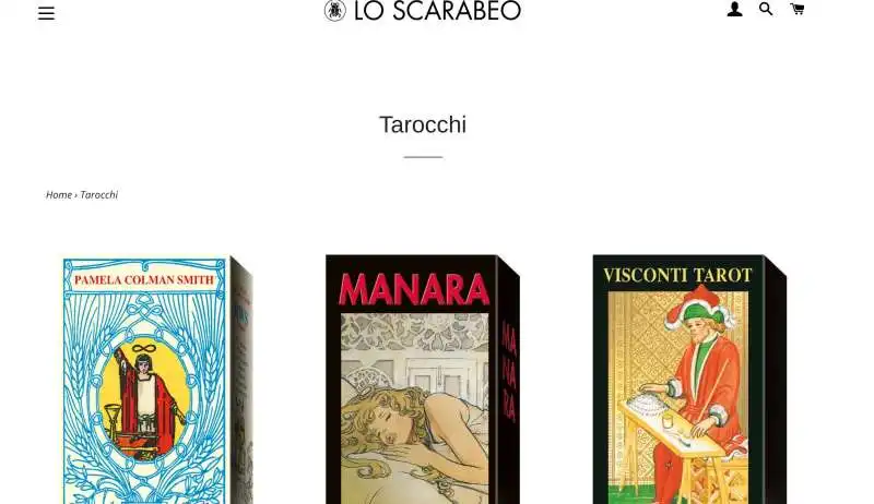 tarocchi lo scarabeo 1