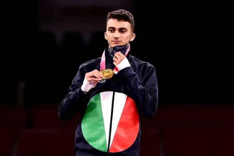  vito dell'aquila medaglia d'oro nel taekwondo   tokyo 20203