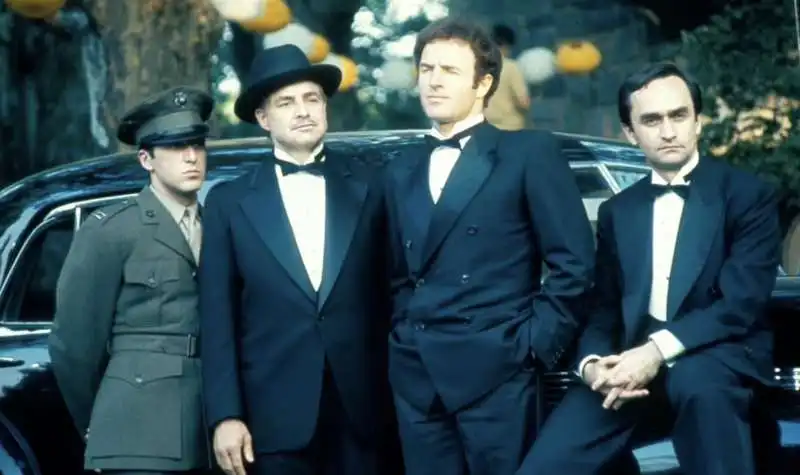 al pacino , marlon brando, james caan  john cazale