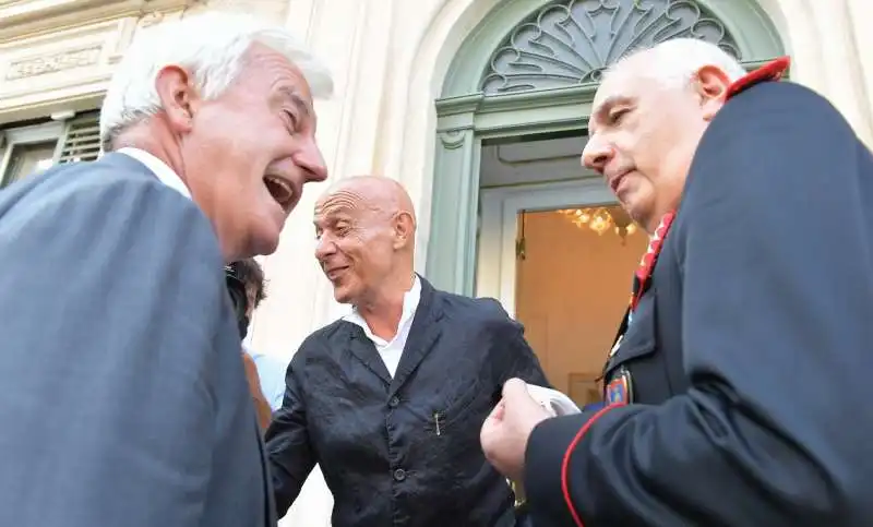 alessandro profumo  marco minniti  teo luzi  foto di bacco