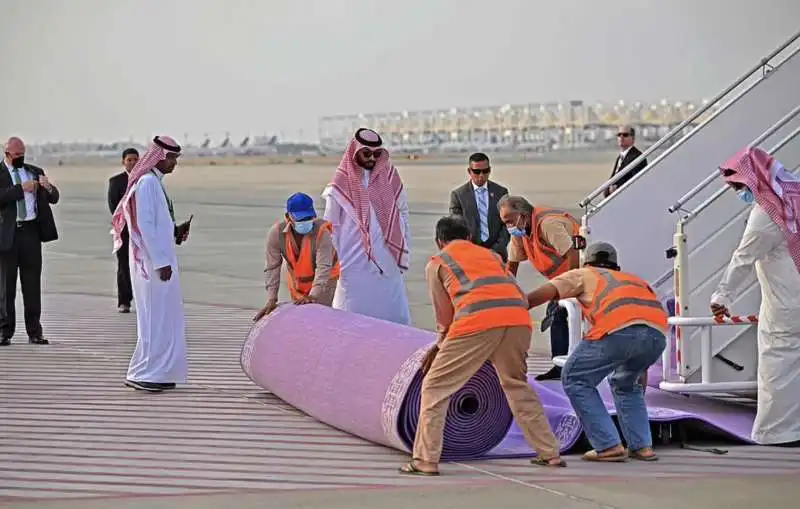 arrivo di joe biden in arabia saudita 