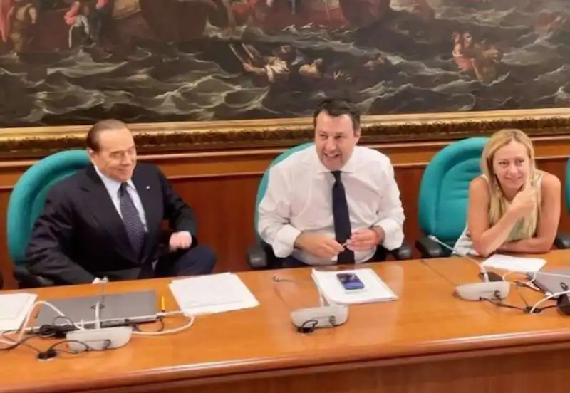 BERLUSCONI SALVINI MELONI