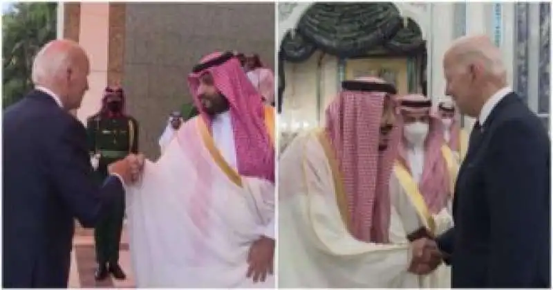 Biden e Mohammed Bin Salman in Arabia Saudita 3