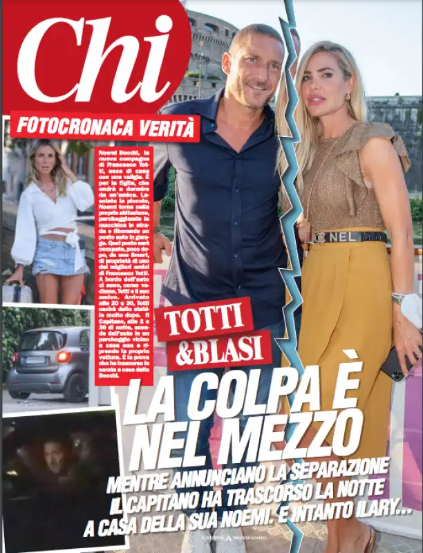 CHI SEPARAZIONE TOTTI ILARY