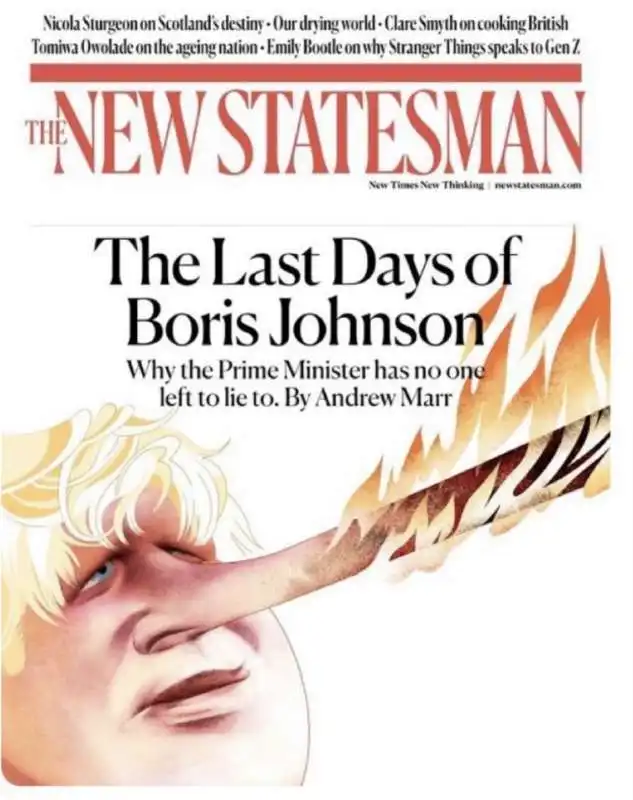 dimissioni di boris johnson   prima pagina the new stateman 