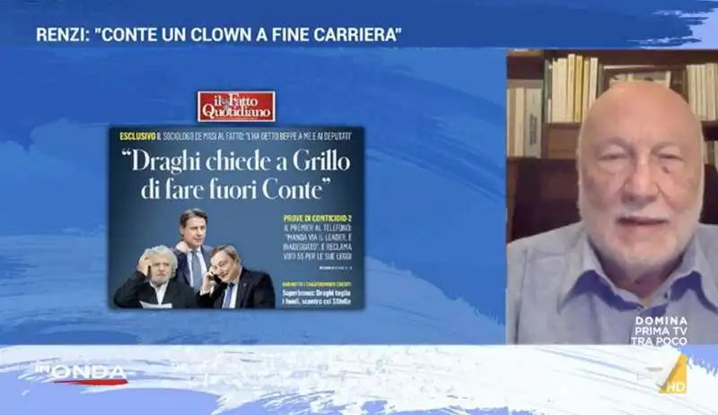 domenico de masi parla della telefonata di grillo 