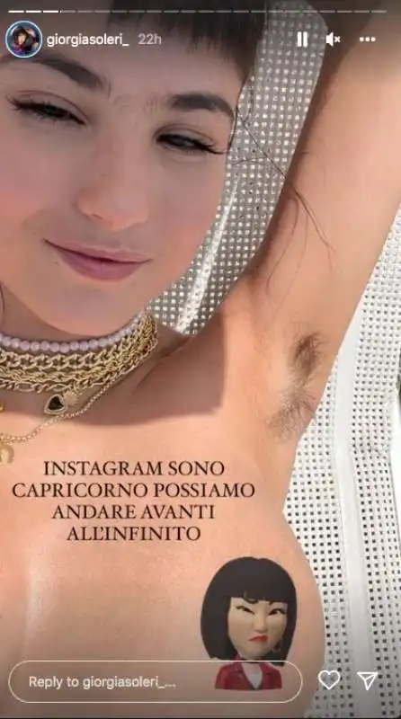 giorgia soleri censurata su instagram  