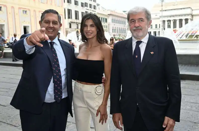 giovanni toti elisabetta canalis marco bucci 2