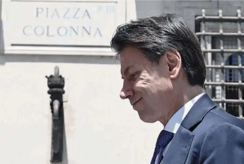 GIUSEPPE CONTE DOPO L INCONTRO CON MARIO DRAGHI 