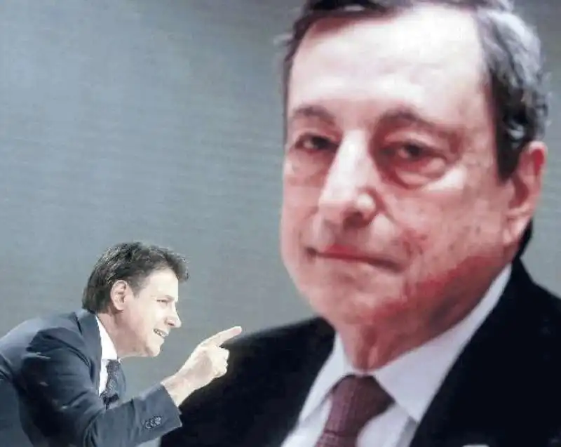 GIUSEPPE CONTE E MARIO DRAGHI