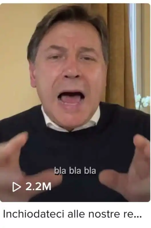 giuseppe conte su tiktok