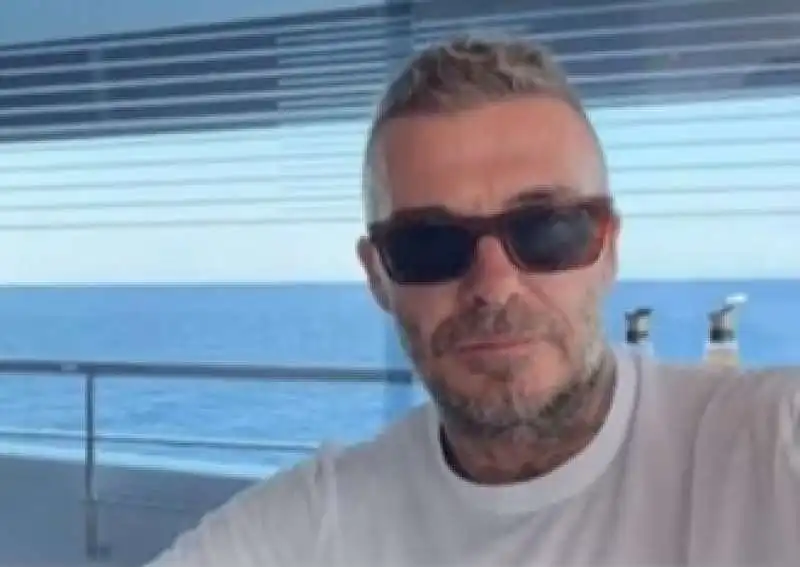 i beckham sullo yacht madsummer 2