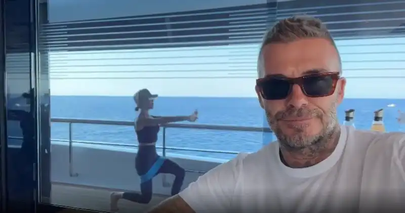 i beckham sullo yacht madsummer 4