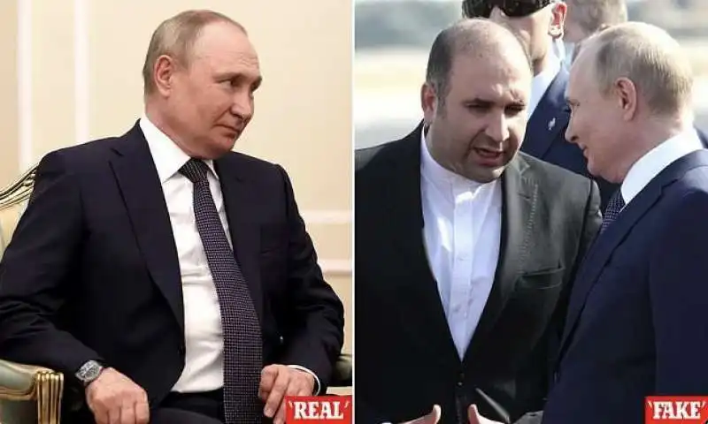 il presunto sosia di putin a teheran 1