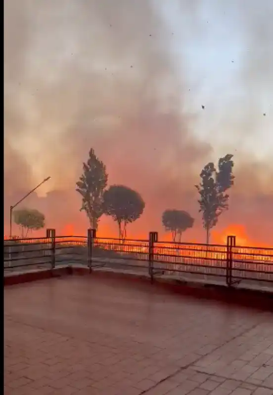 incendio roma