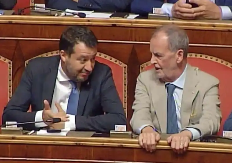 matteo salvini roberto calderoli 