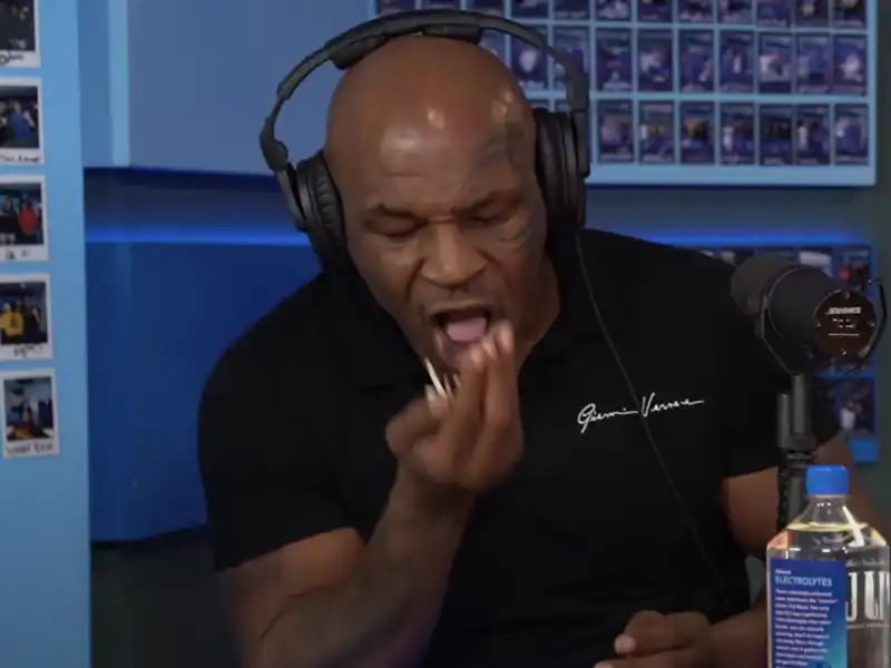 mike tyson mangia funghetti allucinogeni 1