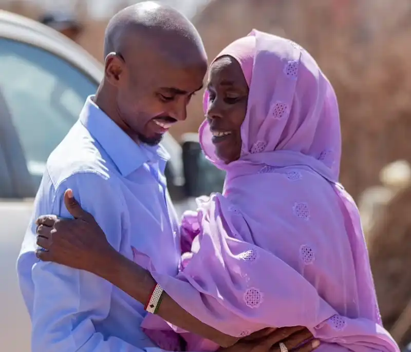 MO FARAH E LA MAMMA