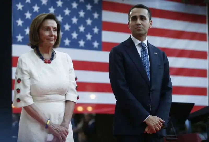 nancy pelosi luigi di maio.  