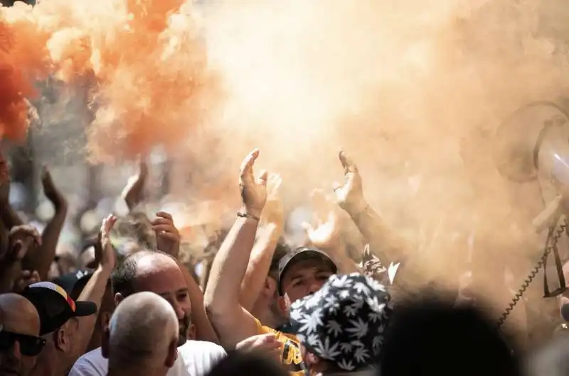 protesta dei tassisti a roma   3