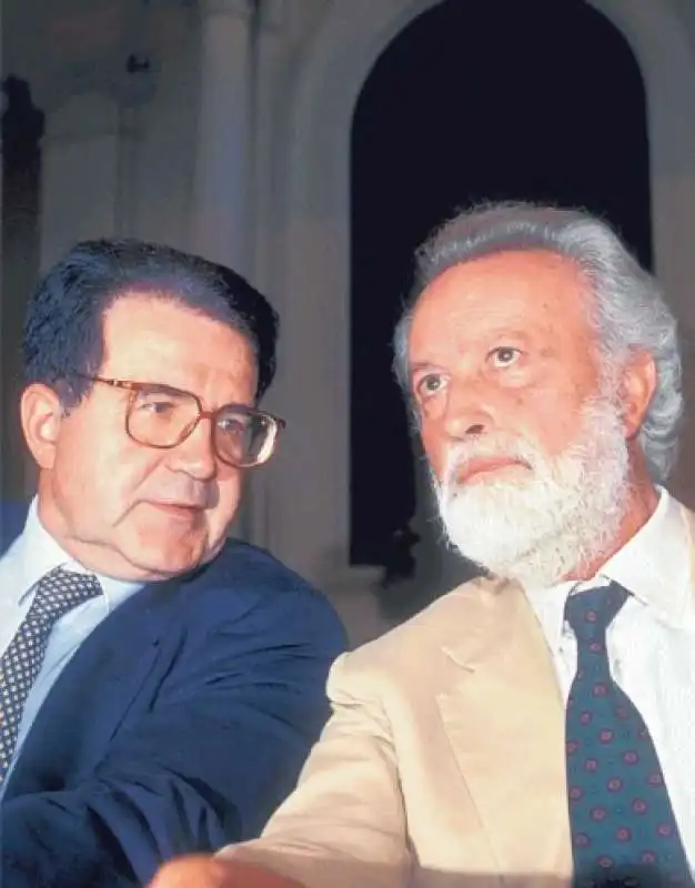 romano prodi e eugenio scalfari