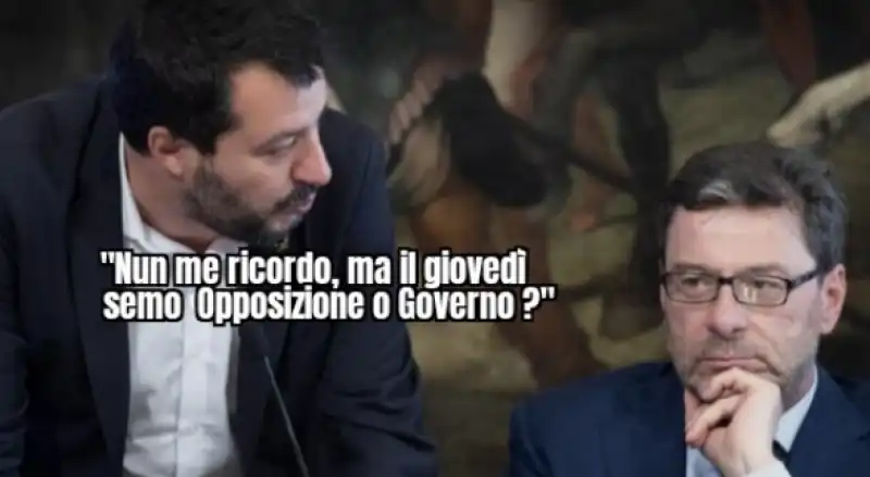 salvini giorgetti