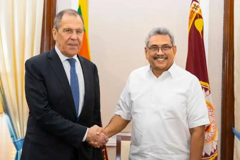 Sergei Lavrov Gotabaya Rajapaksa 