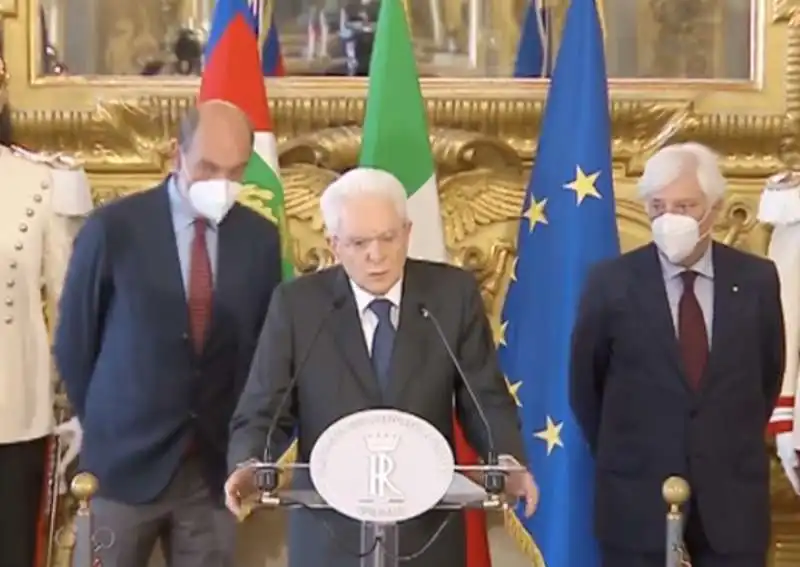 sergio mattarella scioglie le camere   1