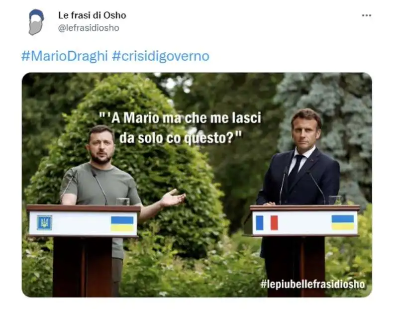 tweet sulle dimissioni di mario draghi   3