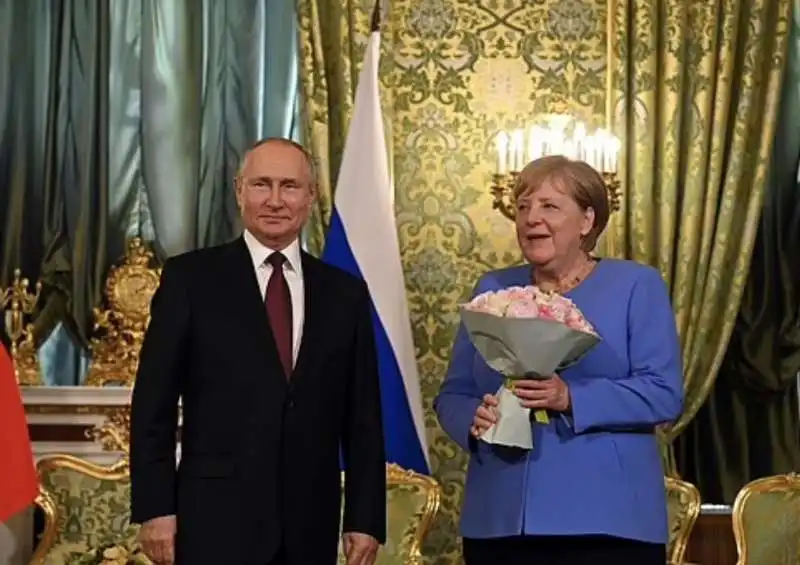 vladimir putin angela merkel 