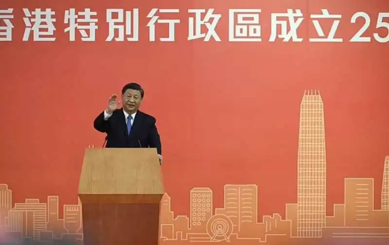 xi jinping a hong kong  