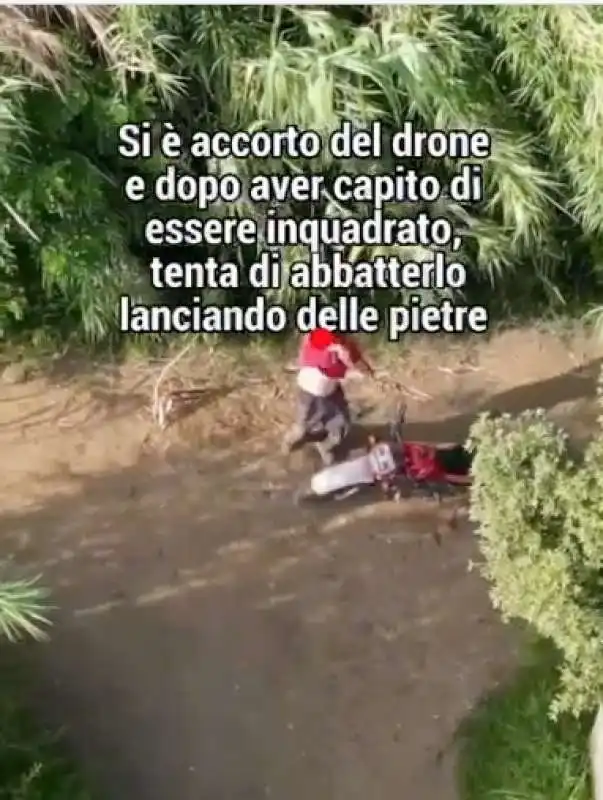 calabria - piromane beccato grazie a un drone 