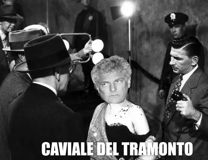 CAVIALE DEL TRAMONTO - MEME SU ALAIN ELKANN 