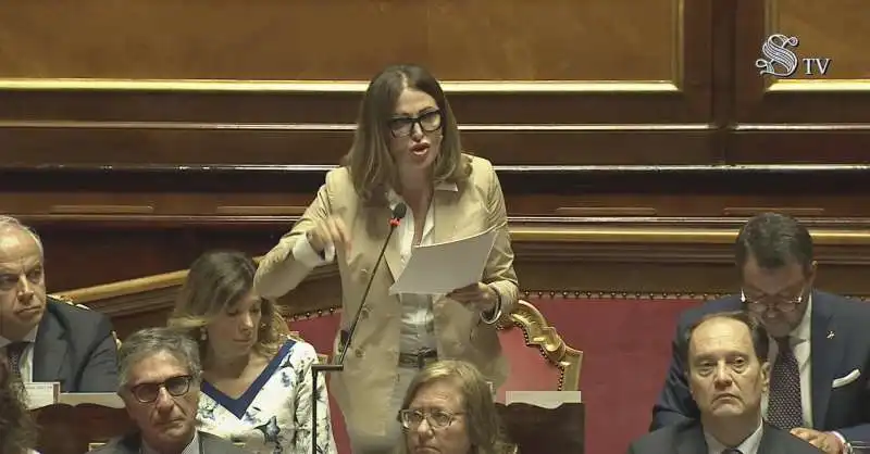 DANIELA SANTANCHE - INFORMATIVA IN SENATO 