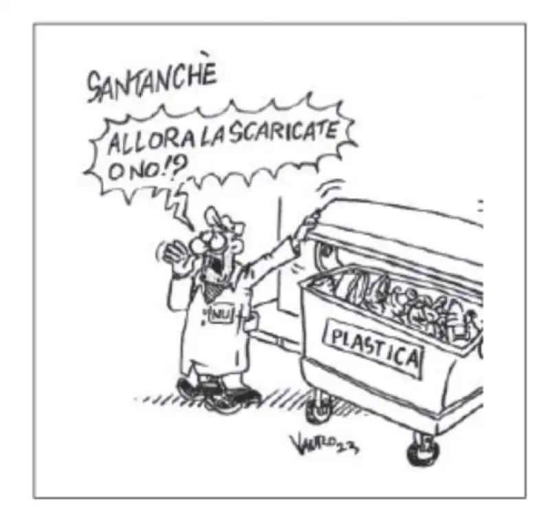 DANIELA SANTANCHE - VIGNETTA DI VAURO 