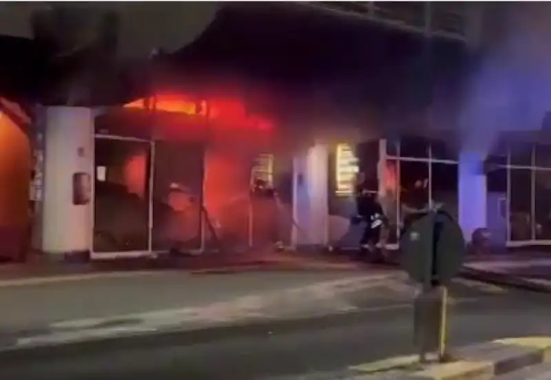 incendio aeroporto di catania